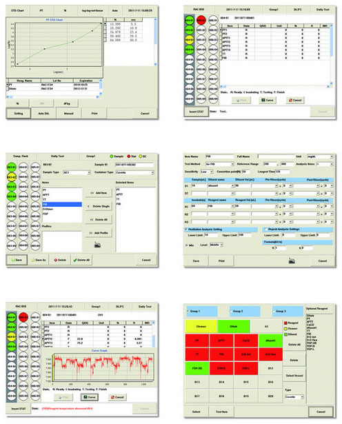 Screenshots des Koag-o-test Auto