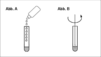 Probenaufbereitung fur den Trichomonas-Schnelltest